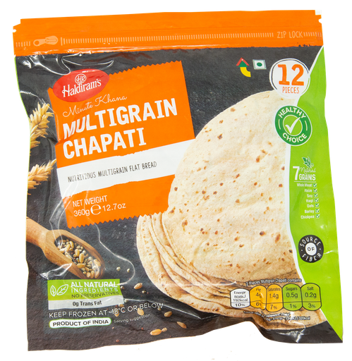 [FHLD:BRD:40014C2] - Multigrain Chapati - [360g (12pcsx30g/pc)]