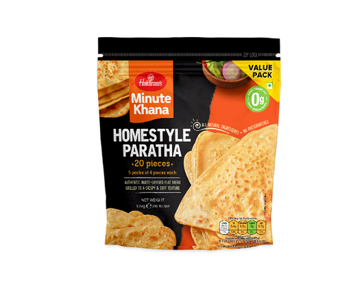 [FHLD:BRD:40030H1] - VPK Home Style Paratha - [1.2kg (20pcsx60g/pc)]