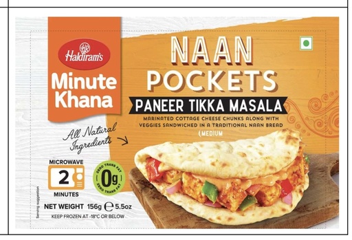 [FHLD:NWH:40023P5] Naan Pocket Paneer Tikka Masala [Naanwich]