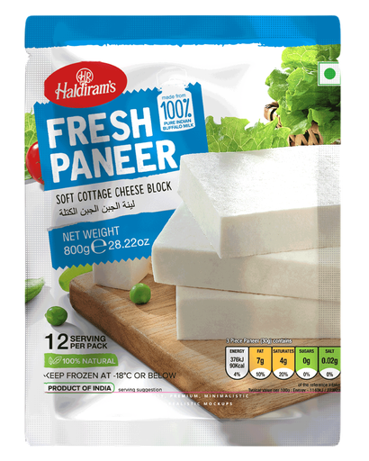 [FHLD:PNR:40061P2] - VPK (Slab) Paneer - [800g]