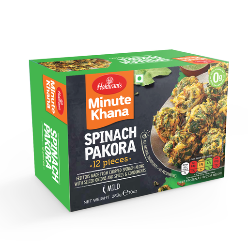 [FHLD:SNK:40020P1] - Spinach Pakora - [283g (12pcsx23g/pc)]