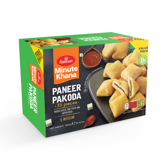 [FHLD:SNK:40031P1] - VPK Paneer Pakora - [1.6kg (35pcsx50g/pc)]