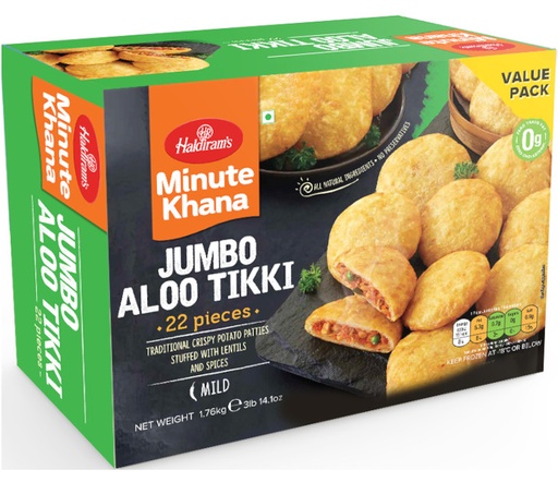 [FHLD:SNK:40031T2] - VPK Aloo Tikki Jumbo - [1.76kg (22pcsx80g/pc)]