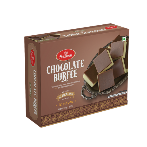 [FHLD:SWT:40050B2] - Chocolate Burfee - [340g (12pcsx29g/pc)]