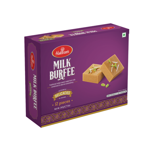 [FHLD:SWT:40050B8] - Milk Burfee - [340g (12pcsx340g/pc)]