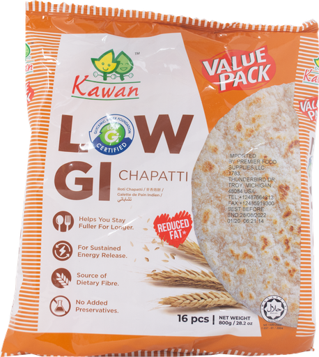 [FKWN:BRD:49312C2] VPK (LGI) Chapatti Low Gi