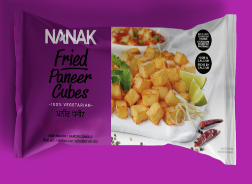 [FNNK:PNR:62504P2] - VPK Fried Paneer Cubes - [5lb]
