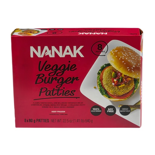 [FNNK:RTE:62506C1] - Cutlet Vegetable (Burger) - [640g (8pcsx80g/pc)]