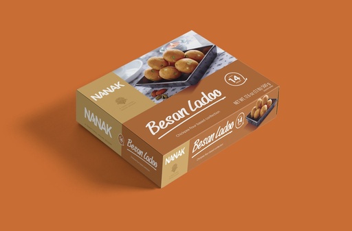 [FNNK:SWT:62507B1] - Besan Ladoo - [500g (14pcsx35g/pc)]