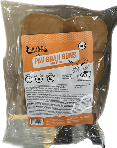 [CBYJ:BRD:15106P2] - Pav Bhaji Buns (Canada) - [500g (12pcsx40g/pc)]