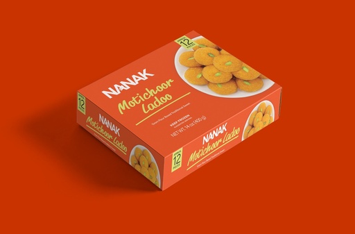 [FNNK:SWT:62507M3] - Motichoor Ladoo - [400g (12pcsx33g/pc)]