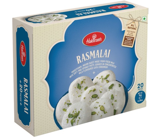 [FHLD:SWT:40051R2] Rasmalai (20pcs)