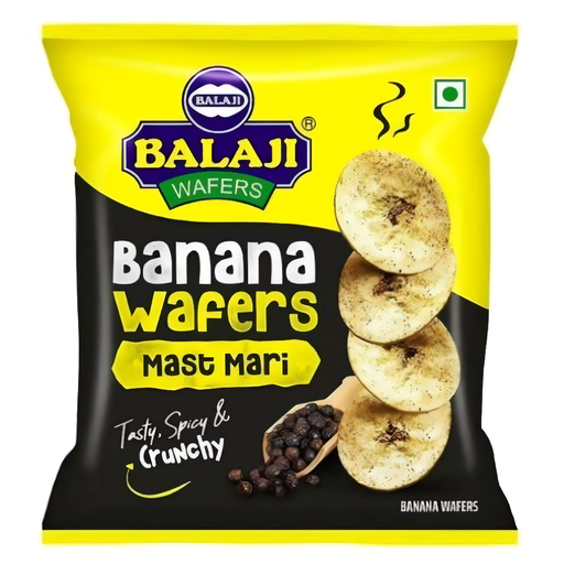 [DBLJ:CHP:14202B1] Banana Wafers Mast Mari (Black Pepper)