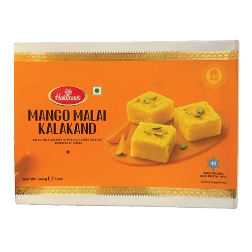 [FHLD:SWT:40050K5] - Mango Malai Kalakand - [340g (12pcsx28g/pc)]