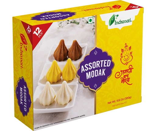[FIND:SWT:42322M2] - S77 Assorted Modak - Big - [300g (12pcsx25g/pc)]