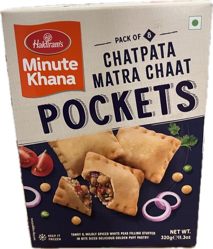 [FHLD:PKT:40024M1] - Chatpata Matra Chaat Pockets - [320g (8pcsx40g/pc)]