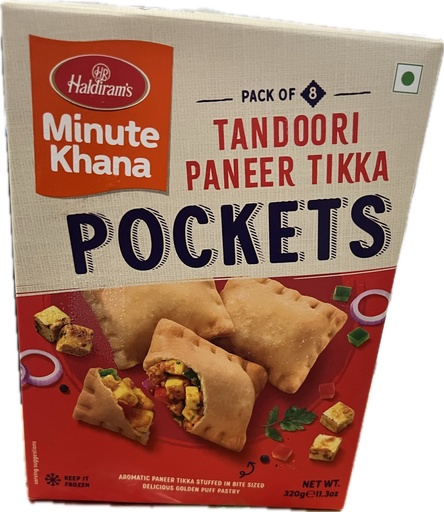 [FHLD:PKT:40024P1] - Tandoori Paneer Tikka Pockets - [320g (8pcsx40g/pc)]