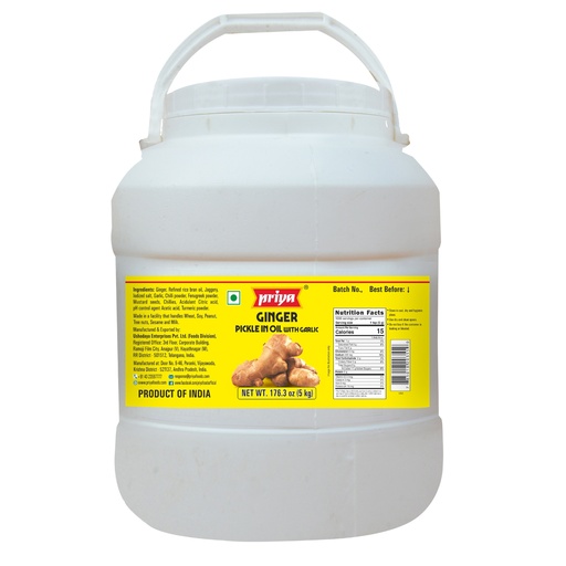 [DPRY:PKL:67510G1] Ginger Pickle W/ Garlic