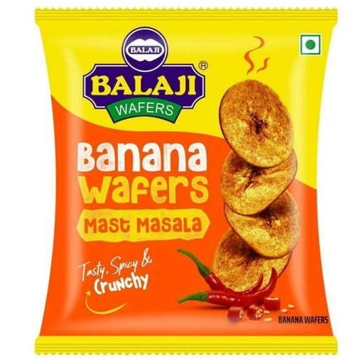[DBLJ:CHP:14201B2] - Banana Wafers Mast Masala - [150g]