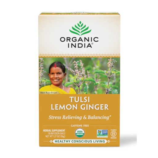 [DORI:TEA:63110T8] - Tulsi Lemon Ginger - [30.6g (18pcsx1g/pc)]