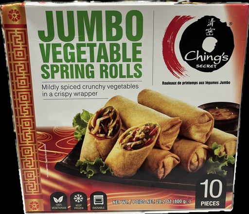 [FCHG:SNK:18201R4] Jumbo Vegetable Spring Rolls