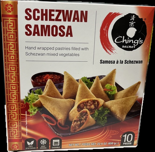 [FCHG:SNK:18201S2] - Schezwan Samosa - [650g (10pcsx65g/pc)]