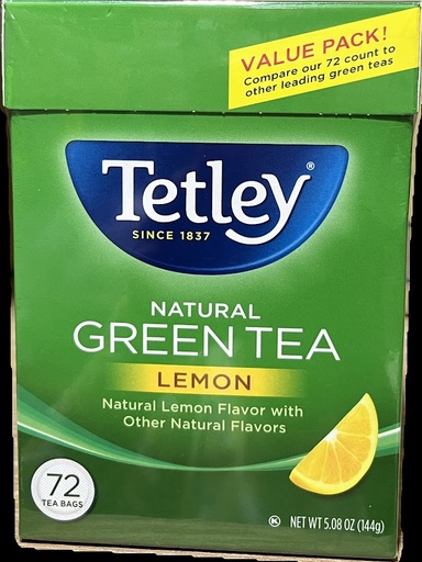 [DTTL:TEA:81603T3] Green Tea bags with Lemon