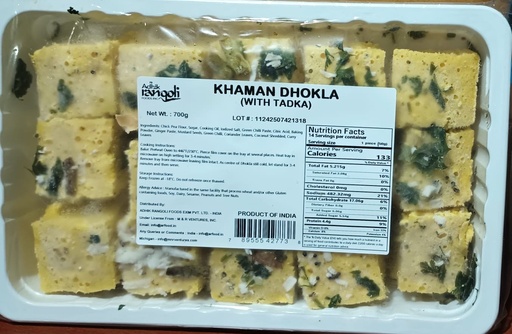 [FARF:RTE:11201D8] - Khaman Dhokla with Tadka - [700g]