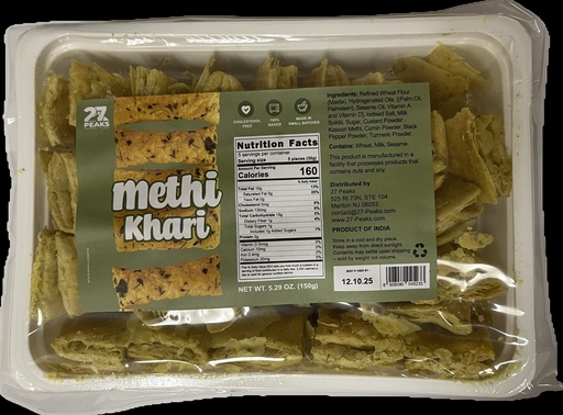 [DTSP:SNK:81511K2] Methi Khari (bite size)