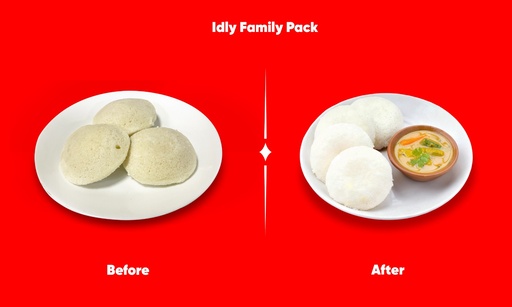 [FARF:RTE:11201I1] - VPK Idli Foodservice Pack - [2kg (50pcsx40g/pc)]