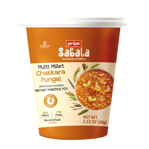[DPRY:RTE:67613C1] Multi Millet Chakkarapongal (Cup Porridge Mix)