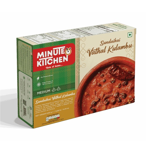 [FMIK:RTE:60204K1] - Sundaikai Vathal Kulambu - [400g]