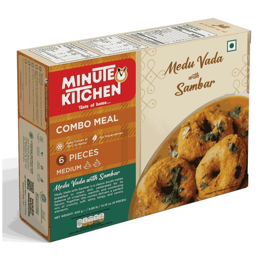 [FMIK:RTE:60205V1] - Medu vada with Sambar (Combo Pack) - [400g]