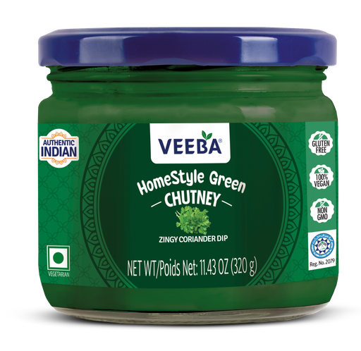 [DVBA:CHT:87701C2] - Home Style Green Chutney - [320g]