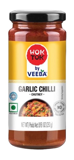 [DVBA:CHT:87701C1] - Garlic Chilly Chutney - [250g]
