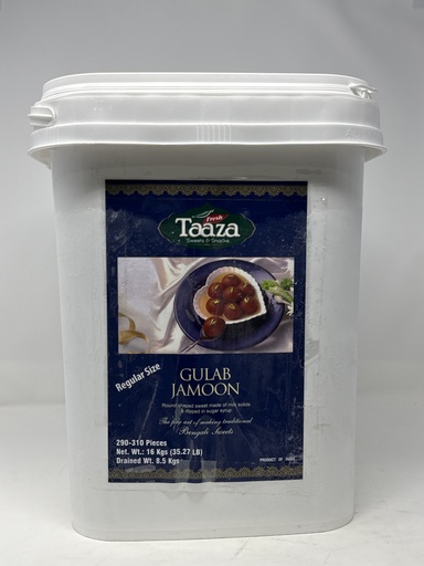 [FTAZ:SWT:81703J1] - (Bucket) Taaza Gulab Jamun - [16kg (300pcsx53g/pc)]