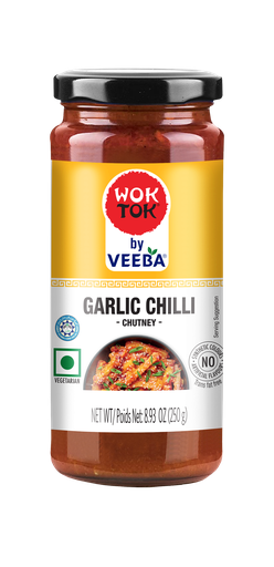 [DVBA:CHT:87701C5] - Garlic Chilli Chutney - [250g]